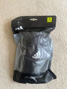 adidas Black Kids Soccer Socks with shin guard size small